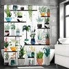 Paaaawaters Bohemian Flower Bathroom Curtain Colorful Boho Floral Print Beautiful Bright Polyester Fabric Cloth Shower Curtain - 2 of 4