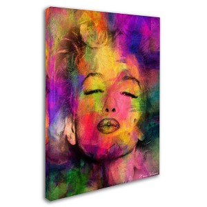 Trademark Fine Art - Mark Ashkenazi Marilyn Monroe VI Matted Framed Art - 1 of 3
