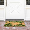 Juvale Tropical Theme Welcome Mat for Outdoor Entrance, Coconut Fiber Palm Leaf Plant Doormat for Front Porch, Patio - 3 of 4