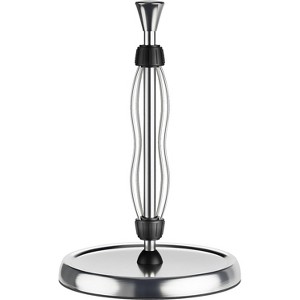 Premium Stainless Steel Kitchen Roll Holder with Double Ratchet Mechanism - Decorative for Kitchen - 1 of 4