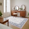 Washable Indoor Vintage Carpet For Living Room Bedroom Decor Retro Low Pile Non Slip Area Rugs Soft Thin Rug Farmhouse Office - 3 of 4