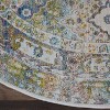 Global Vintage GLB07 Blue/Green Area Rug Farmhouse Vintage Diamonds By Nourison - 2 of 4