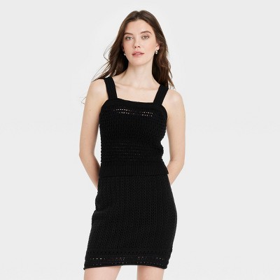 Women's Openwork Sweater Tank - Universal Thread™