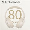 SUGIFT Over-Ear Bluetooth Headphones with Noise Cancellation, Beige - 3 of 4