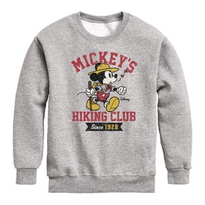 Boys' - Disney - Mickey & Friends Graphic Long Sleeve Fleece Sweatshirt - 1 of 4
