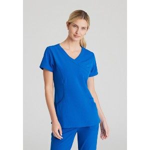 Skechers Vitality By Barco Women's Charge 3-Pocket Crossover Scrub Top - 1 of 4