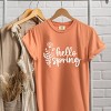 Simply Sage Market Hello Spring Flowers Garment Dyed Tee - 3 of 4