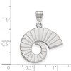 Black Bow Jewelry 14k White Gold Colorado State Rams NCAA Large Pendant - 2 of 3