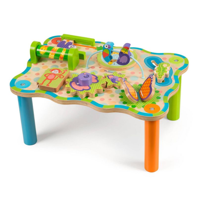 Melissa & Doug First Play Childrens Jungle Wooden Activity Table for Toddlers, 1 of 13