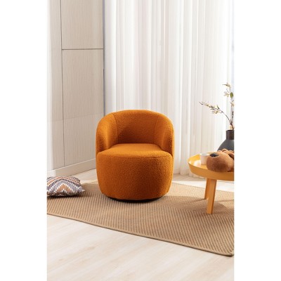 NicBex Swivel Barrel Chair Modern Accent Chair Armchair Comfy Chair Living Room Chair for Reading Room, Bedroom