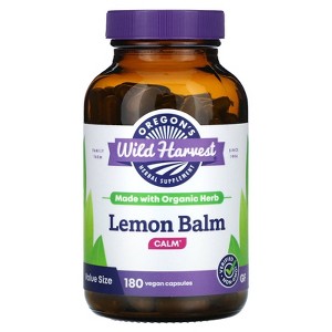 Oregon's Wild Harvest Certified Organic Lemon Balm Herbal Supplement 1125 MGS, 180 Count - 1 of 4