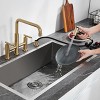 CLIHOME Double Handle Kitchen Sink Faucet with Side Spray And 360 Degree Spout - 3 of 4
