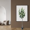 2Pack Artificial Camellia Tree,5FT  Faux Camellia Plant Fake Potted Camellia Flower Tree Realistic Trunk And Flowers for Home Office Living Room - 4 of 4