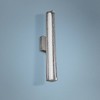Generation Lighting Cutler 24" Nickel and Crackle Glass LED Bath Light - 2 of 4