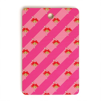 Camilla Foss Candy Cane Cutting Board Rectangle -Deny Designs