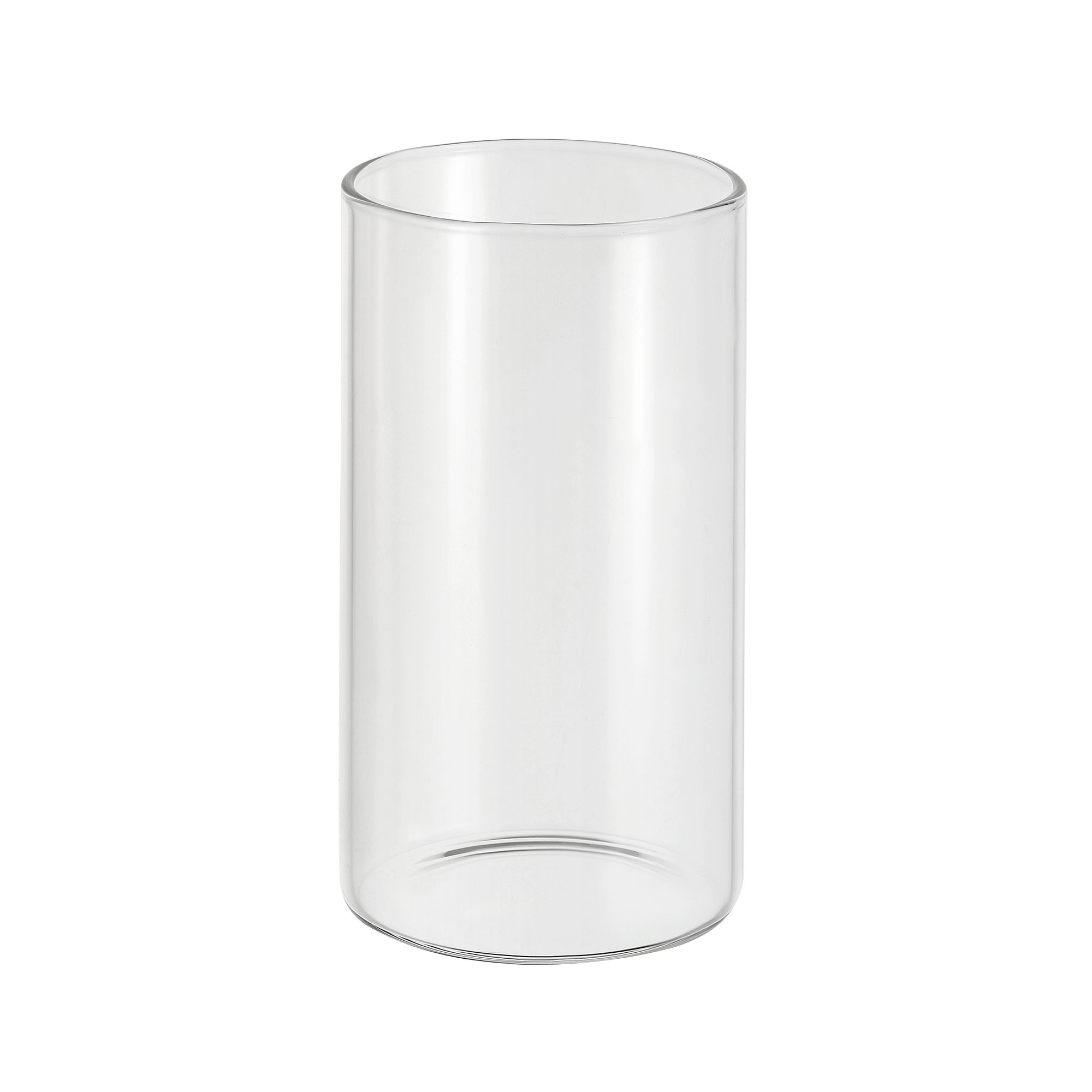 Unique Bargains High Borosilicate Glass Wear Resistant Clear Cylinder Vase 4.7"x2.6"