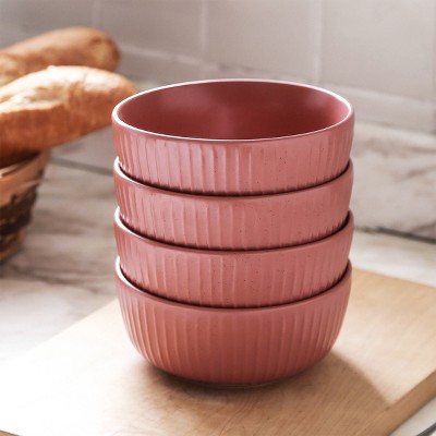 Terracotta Ceramic 12-Piece Dinnerware Set, Service for 4
