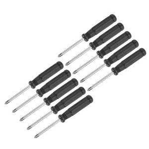 Unique Bargains Appliance Repair Cross Head Mini Phillips Screwdrivers 10 Pcs - 1 of 4