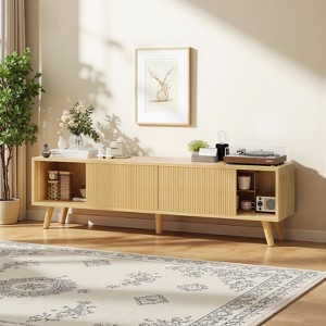 Belord Boho TV Stand for 45¨ to 70" TVs, Modern Media Console with Storage for Living Room - 1 of 4