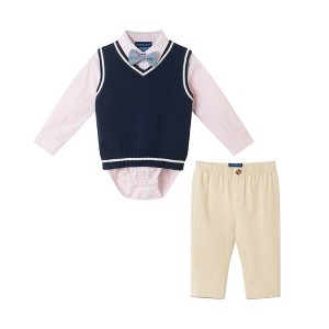 Andy & Evan  Infant Long Sleeve Buttondown & Pant Set - 1 of 4