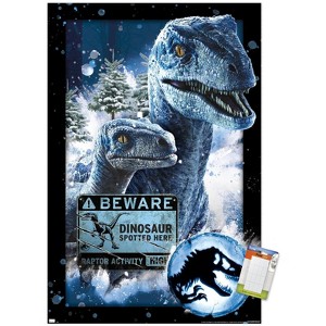 Trends International Jurassic World: Dominion - Dinosaur Spotted Here Unframed Wall Poster Prints - 1 of 4