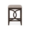 New Classic Furniture,Bella Wood Counter Stool With Fabric Seat In Cherry (Set Of 2) - 4 of 4
