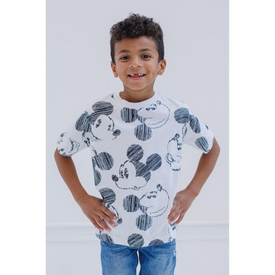 Disney Mickey Mouse Big Boys 2 Pack T-Shirts Brown / White 10-12 — фото 6