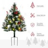 Whisen 6FT Artificial Christmas Tree with 1821 Tips, Foldable Metal Stand - 3 of 4