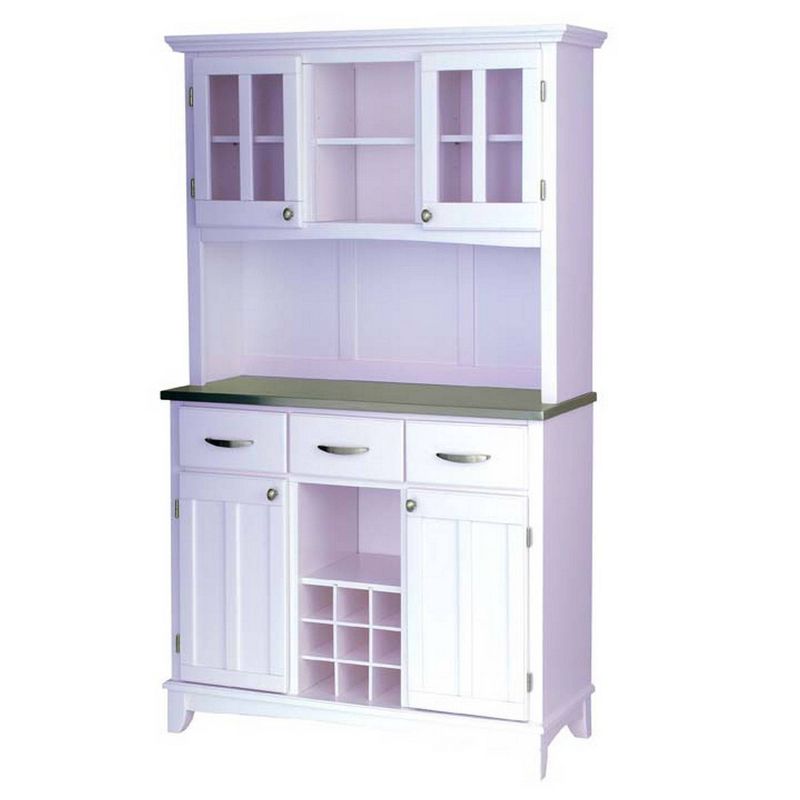 Stainless Top and Hutch Sideboard Buffet Servers- Home Styles, 1 of 3