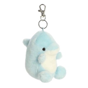 Aurora Mini Clicks Dolphin Palm Pals Adorable Clip-On Blue 4.5