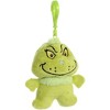 Aurora Mini Grinch Clip-On Dr. Seuss Whimsical Stuffed Animal Green 4" - 2 of 2