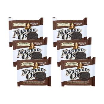Newman's Own Organics Chocolate Crème Filled Chocolate Cookies - Case of 6/13 oz