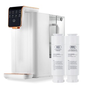 Countertop Reverse Osmosis Water Filter, with Portable Pitcher, 100GPD, 4:1 Pure to Drain, 4L RawTank/1.5L Pure Tank - 1 of 4