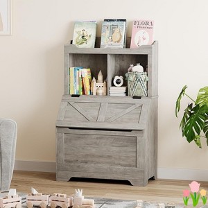 Jojoka 47.8''H Children Bookcase Children's Bookshelf w/Toy Storage Cabinet for Boys/Girls - 1 of 4