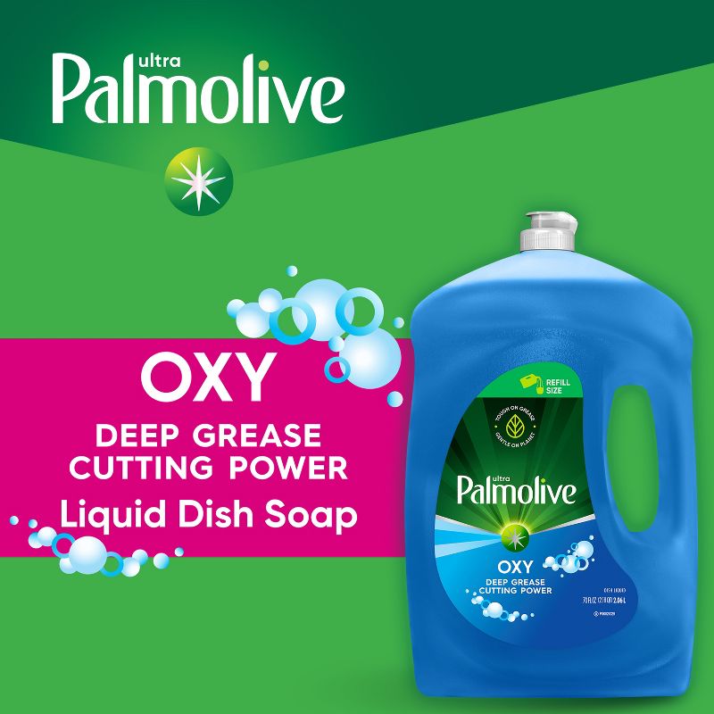 Palmolive Ultra Dishwashing Liquid Dish Soap - Oxy Power Degreaser - 70 fl oz, 3 of 10