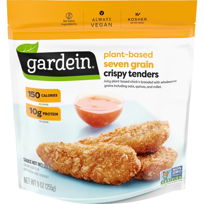 Gardein Vegan Plant-Based Frozen Seven Grain Crispy Tenders - 9oz, 1 of 6