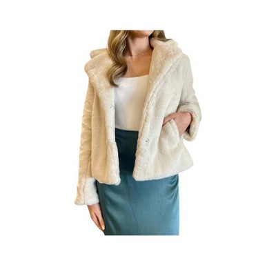 Women's Faux Fur Jacket - WISHLIST M