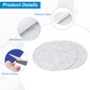 Unique Bargains Durable Felt Fabric Non-Slip Self-Adhesive Elastic Furniture Pads Black 8 Pcs - 3 of 4