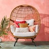 Rattan egg chair store target