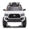 Officially Licensed Toyota Tacoma Car,12V Battery Powered Electric Car with Remote Control,Spring Suspension Safety Belt,2-Speed Ride On Toy Car - 2 of 4