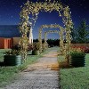 2PC Expandable Arch Trellis Kit - 95" Metal Raised Beds with Netting - Rust-Proof Vertical Garden System - 3 of 4