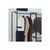 HomeStock Fiona White Freestanding Walk in Wood Closet System with Metal Frame - 3 of 4