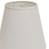 Vynxaria Lampshades: White Extra Deep Slant Empire Shade, 10" x 18" x 15" with Washer Fitter - 3 of 4