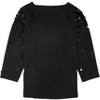 Alfani Womens Sequined Pullover Blouse - 2 of 2