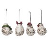 Transpac Resin 3.25 in. Multicolored Christmas Knotty Birch Birds Ornament Set of 4 - 3 of 4