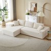 Modular Sectional Sofa Set, Modern Minimalist Style L-Shape Fabric Couch, Free Combination Upholstered Sleeper Sofa For Living Room, Bedroom, Salon - 2 of 4