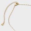 14K Gold Dipped Cubic Zirconia Football Heart and Gameday Charm Necklace - A New Day™ Gold - 4 of 4