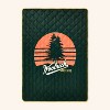 70"x50" Outdoor Throw Blanket with Tree Graphic Yellow/Dark Green - Woolrich x Target - 2 of 4