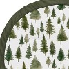 Sweet Jojo Designs Gender Neutral Unisex Baby Tummy Time Playmat Woodland Pine Tree Green and White - 3 of 4