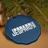 Jeopardy Classic Logo Porcelain Scalloped Holiday Christmas Tree Ornament  2.8" (7.1 cm) - 4 of 4